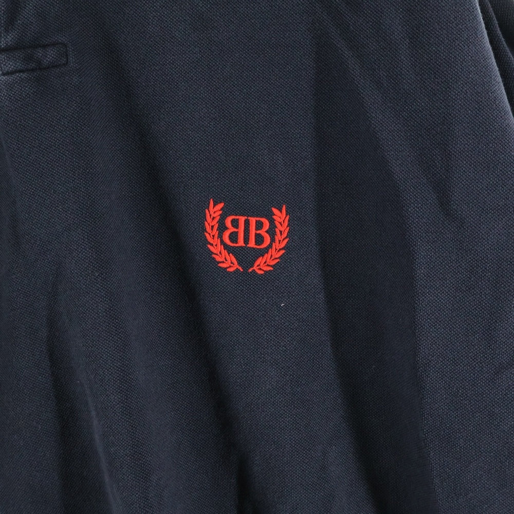 BALENCIAGA(バレンシアガ) LAUREL CLASSIC S/S ローレルクラシック 半袖ポロシャツ ブラック 828531