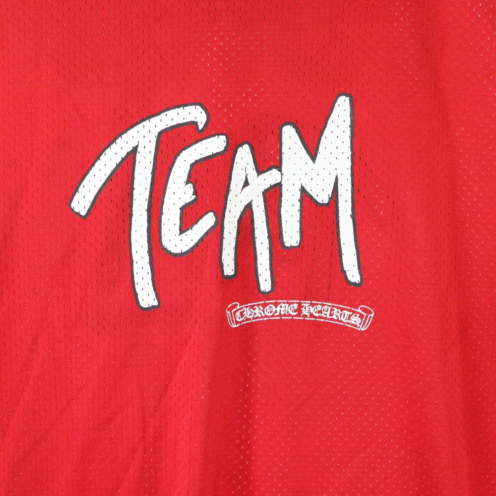 CHROME HEARTS(クロムハーツ) ×MATTY BOY MESH WARM UP JERSEY ×マッティボーイ メッシュウォームアップ バーシティジャージリバーシブルタンクトップ レッド/ホワイト