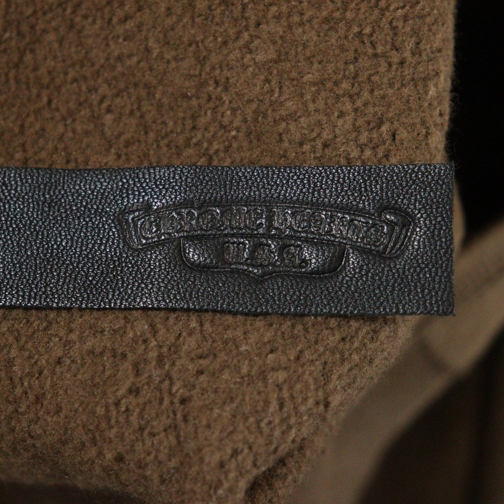 CHROME HEARTS(クロムハーツ) Y NOT SLOW RIDE S/S SWEAT T 胸CH刺繍ロゴ 半袖スウェット ブラウン