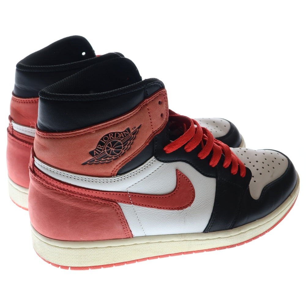 NIKE(ナイキ) AIR JORDAN 1 RETRO HIGH TRACK RED エアジョーダン1 トラック ハイカットスニーカー レッド/ブラック/ホワイト US10/28cm 555088-112