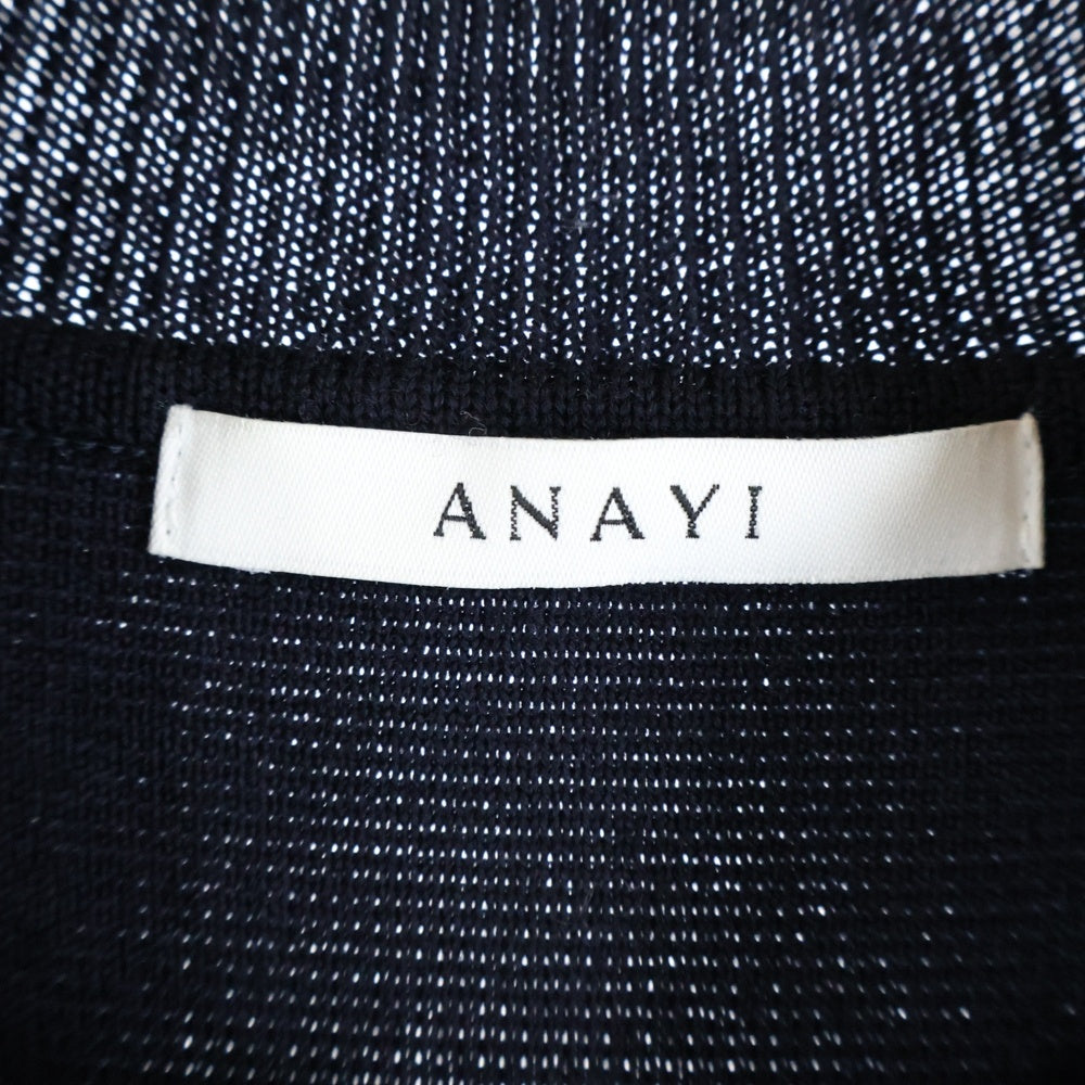 NO BRAND(ノーブランド) AYAVI アナイ タートルネック ニットワンピース レディース ネイビー 102217-14-100-65-380