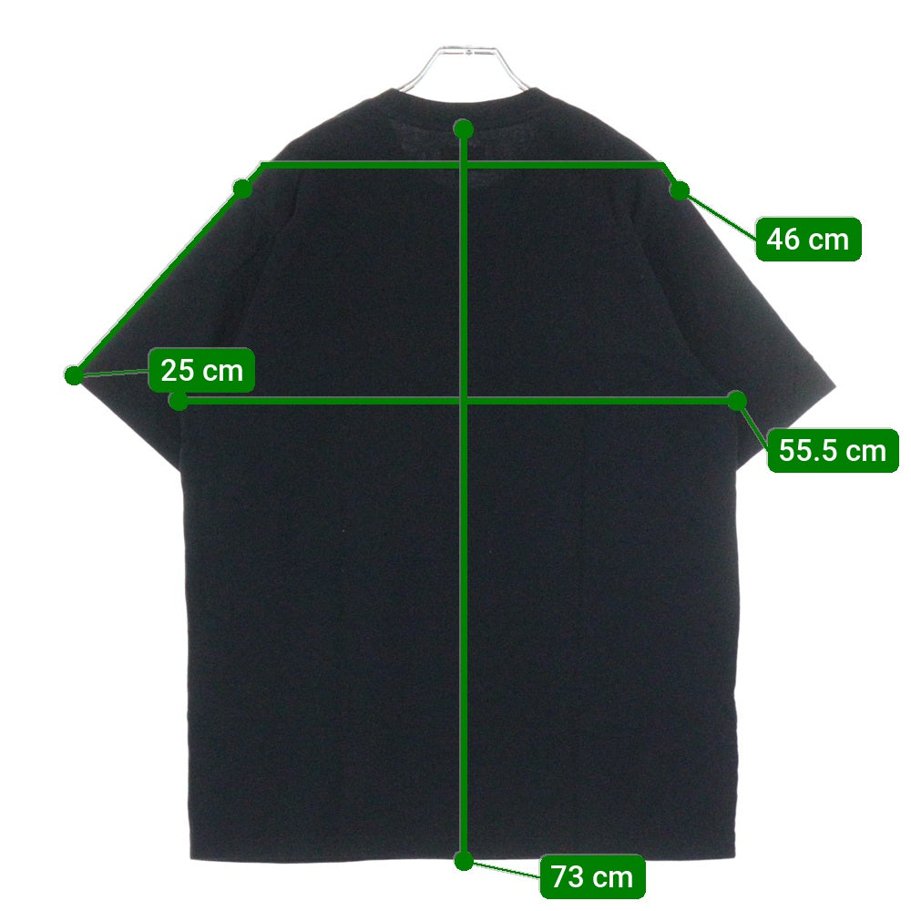 SUPREME(シュプリーム) 22AW Mary Rhinestone フロントラインストーン クルーネック 半袖Tシャツ ブラック