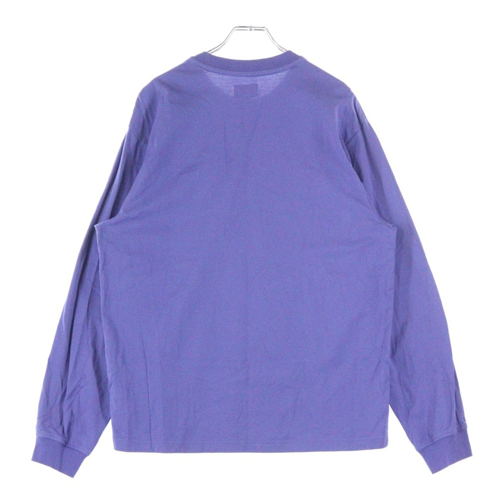 SUPREME(シュプリーム) Small Box Logo L/S Tee スモールボックスロゴ クルーネック 長袖Tシャツ パープル