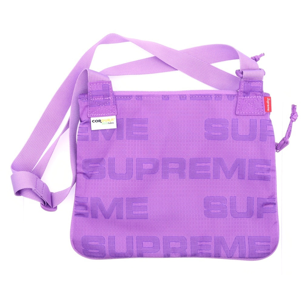 SUPREME(シュプリーム) 21AW Side Bag ボックスロゴ サコッシュ ショルダーバッグ パープル