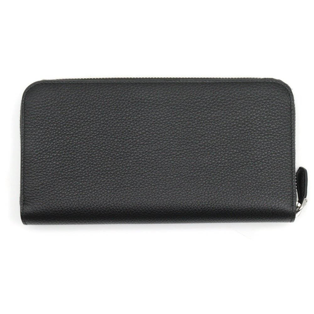 PRADA(プラダ) トライアングルロゴ ラウンドジップレザー長財布 ブラック 1ML506