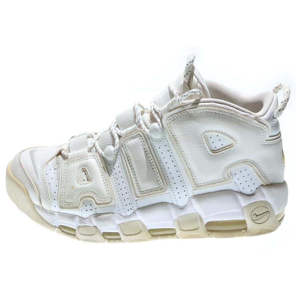 NIKE(ナイキ) Air More Uptempo '96 Triple White エアモアアップテンポ '96 ハイカットスニーカー ホワイト US10/28cm 921948-100