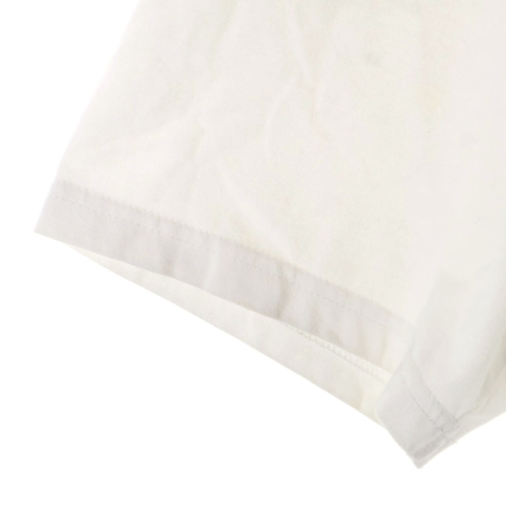 The Ennoy Professional(エンノイプロフェッショナル) 21SS エンブロイダリーロゴ クルーネック半袖Tシャツ カットソー ホワイト SS21BRENCT02NTL