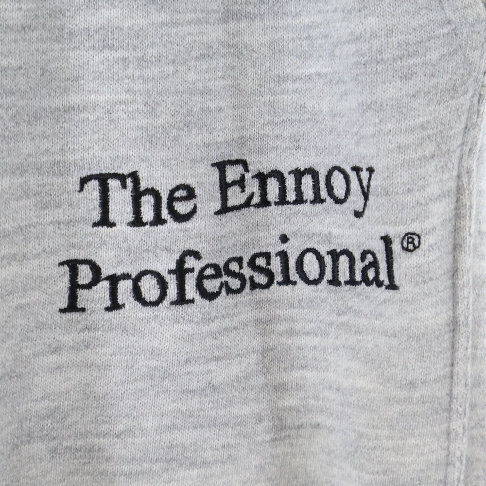The Ennoy Professional(エンノイプロフェッショナル) 21SS エンブロイダリーロゴ スウェットパンツ グレー SS21BRENPT07NTL
