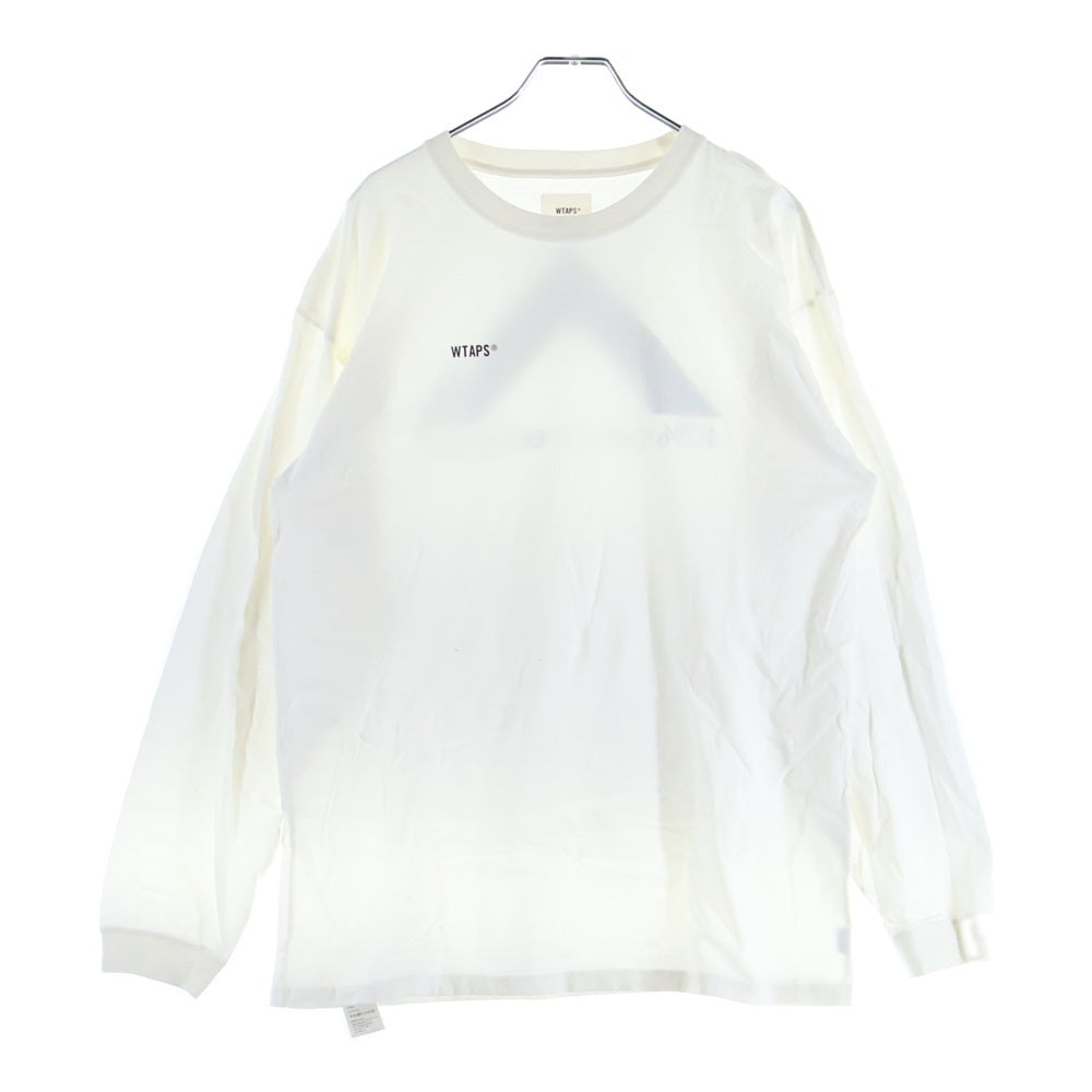 WTAPS(ダブルタップス) 20AW 40PCT UPARMORED Tee 両面プリント クルーネック長袖Tシャツカットソー ホワイト