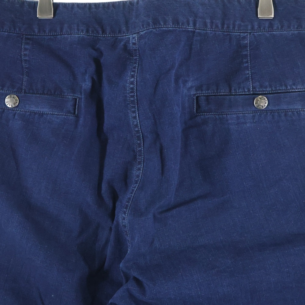 THE NORTH FACE(ザノースフェイス) 21SS ×PALACE パレス リップストップ マウンテン ウィンドパンツ インディゴ NT5107N