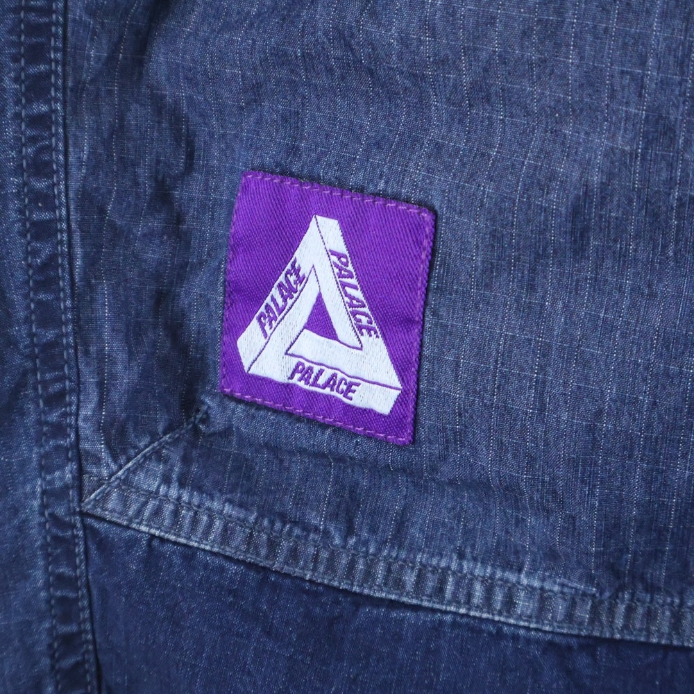 THE NORTH FACE(ザノースフェイス) 21SS ×PALACE パレス リップストップ マウンテン ウィンドパンツ インディゴ NT5107N