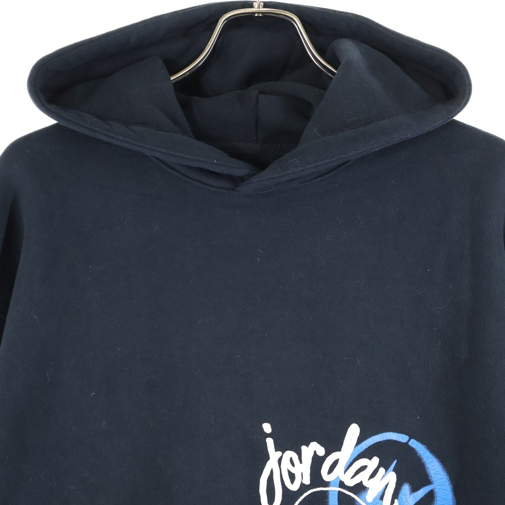 NIKE(ナイキ) ×JORDAN×CACTUS JACK×FRAGMENT 両面プリント プルオーバーパーカー ブラック DJ0615-010