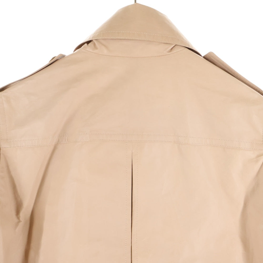 CHANEL(シャネル) ココマークボタン裏地花柄 ラムスキンダブル