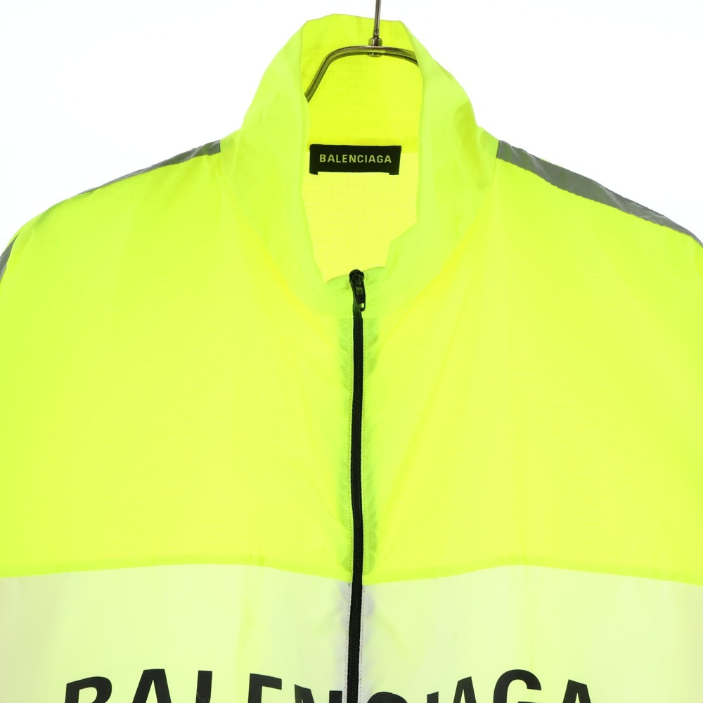 BALENCIAGA(バレンシアガ) ロゴプリント ジップアップトラックブルゾン