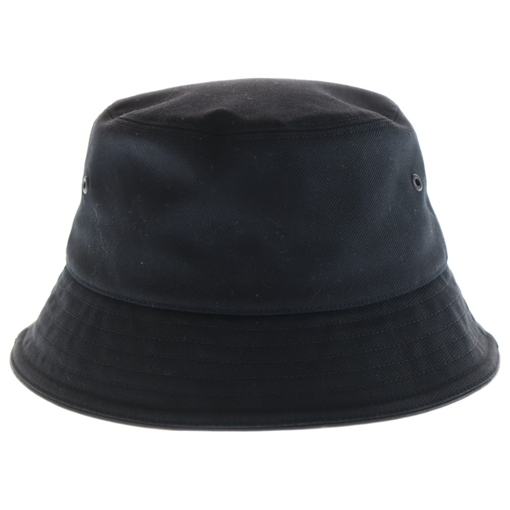 BURBERRY(バーバリー) ホースフェリーモチーフ フロント刺繍ロゴ バケットハット 帽子 ブラック 8053474