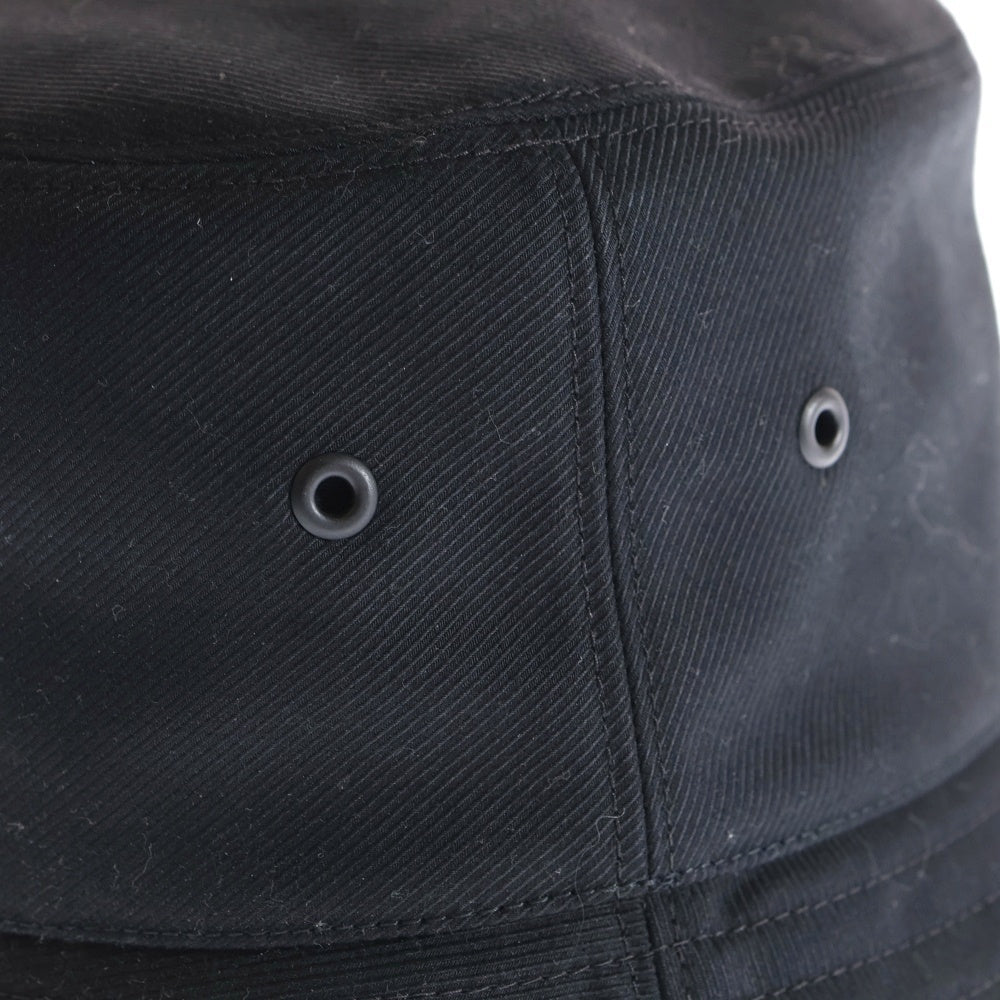 BURBERRY(バーバリー) ホースフェリーモチーフ フロント刺繍ロゴ バケットハット 帽子 ブラック 8053474