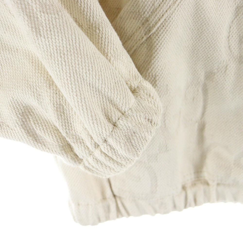 GUCCI(グッチ) マキシGG 総柄コットンデニムジャケット アイボリー