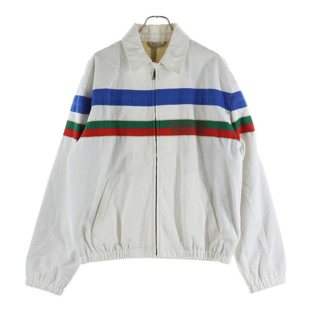 GUCCI(グッチ) シェリーライン ゴルファースイングトップジャケット ホワイト 623938 XDA8W