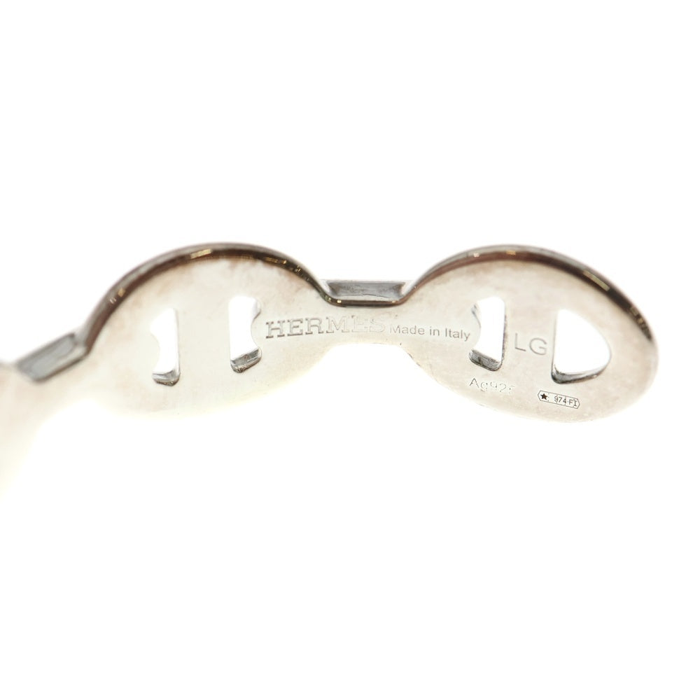 HERMES(エルメス) Chaine d'Ancre シェーヌダンクル アンシェネバングル LG シルバー