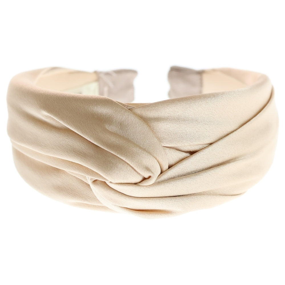NO BRAND(ノーブランド) JENNIFER BEHR ジェニファーベア ツイストシルクヘッドバンド カチューシャ レディース ブラウン
