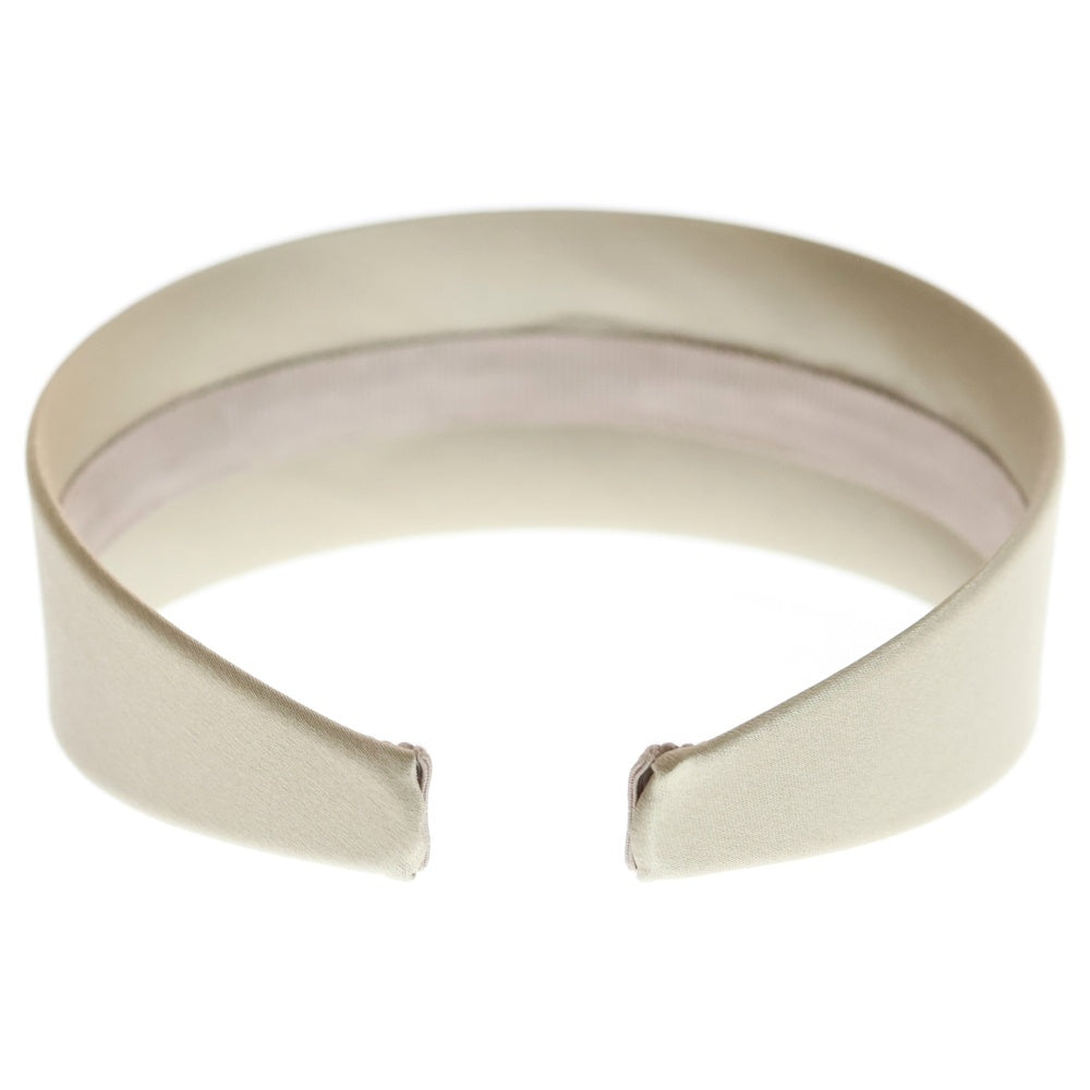 NO BRAND(ノーブランド) JENNIFER BEHR ジェニファーベア サテンヘッドバンド カチューシャ レディース ベージュ