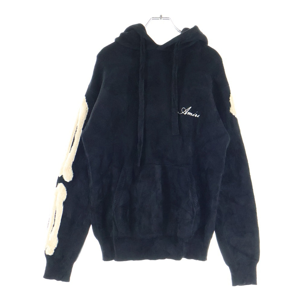 AMIRI(アミリ) BONES HOODIE ボーンズ フーディー プルオーバー パーカー ブラック