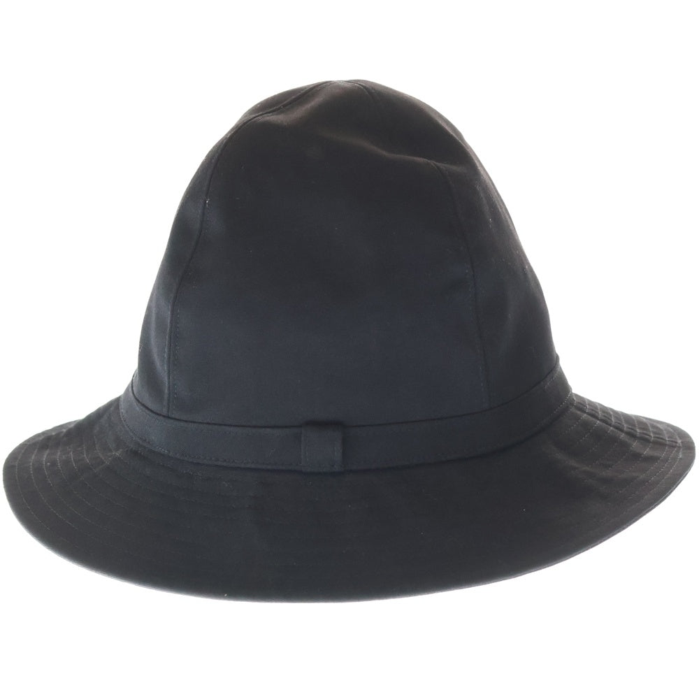 Yohji Yamamoto POUR HOMME(ヨウジヤマモト プールオム) GABARDINE FEDORA HAT シワギャバフェドラハット ブラック HS-H09-100