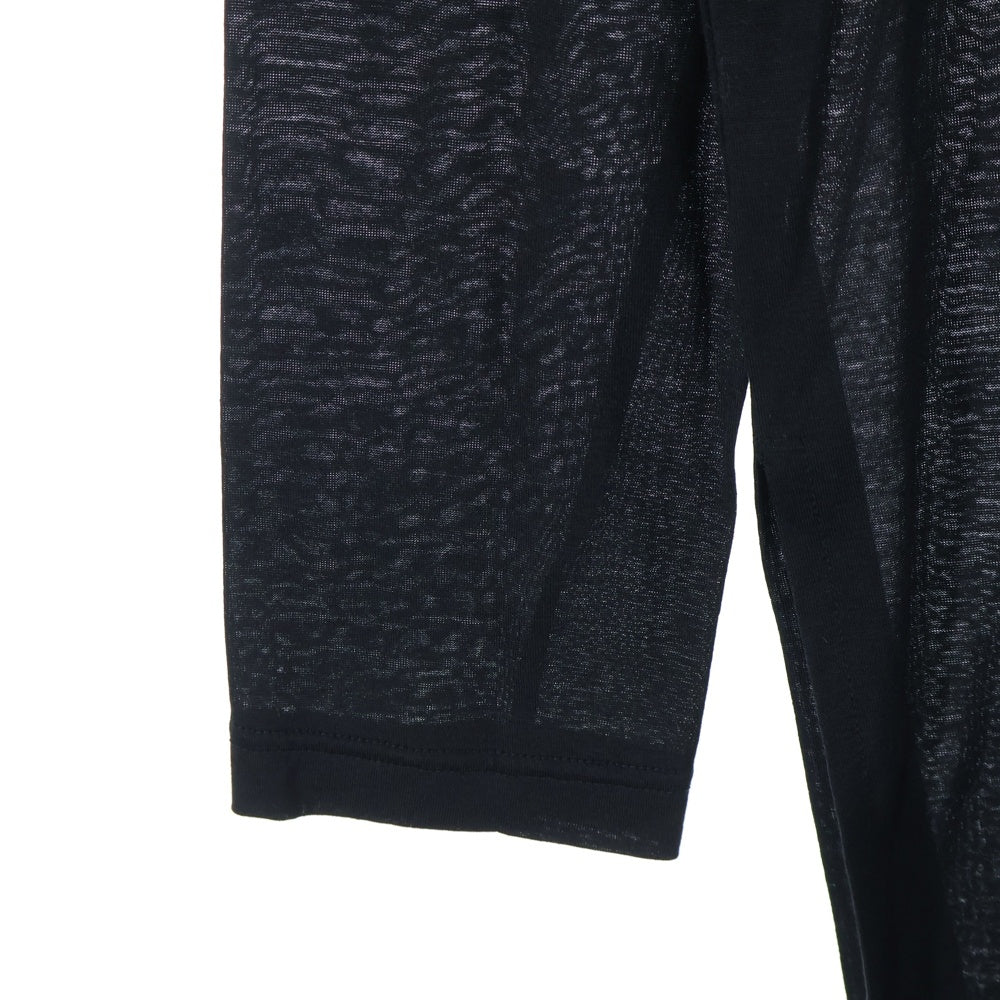 Yohji Yamamoto POUR HOMME(ヨウジヤマモト プールオム) 20SS ストールドッキング ロングカーディガン ブラック HN-T90-276