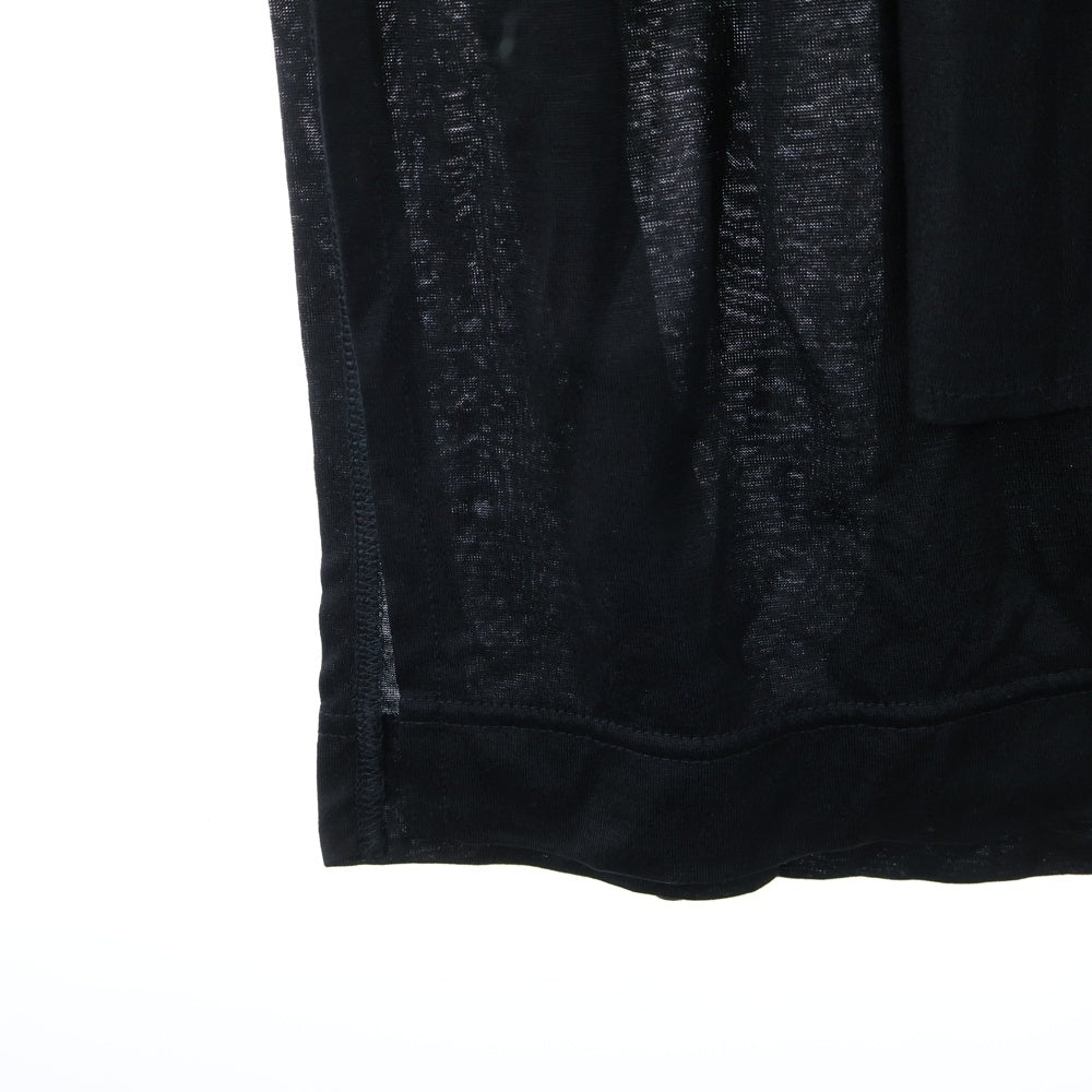 Yohji Yamamoto POUR HOMME(ヨウジヤマモト プールオム) 20SS ストールドッキング ロングカーディガン ブラック HN-T90-276