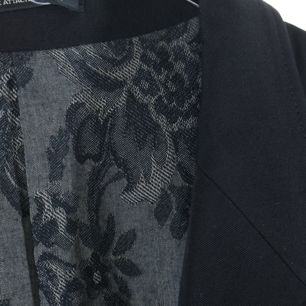 Yohji Yamamoto POUR HOMME(ヨウジヤマモト プールオム) 24AW 阪急限定 リバーシブル 3つボタンテーラードジャケット ブラック HO-J36-814