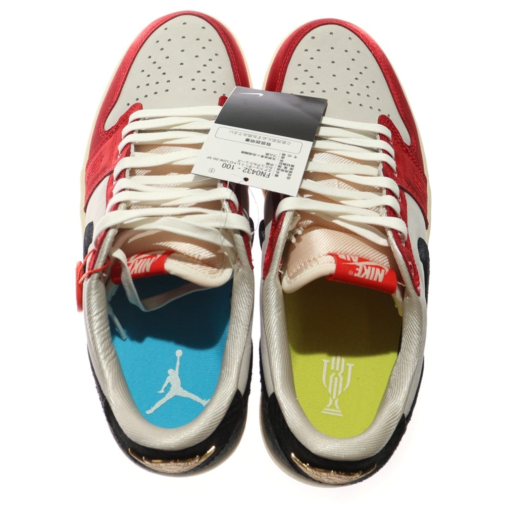 NIKE(ナイキ) ×Trophy Room Air Jordan 1 Low OG Sail and Varsity Red ×トロフィールーム エアジョーダン セイルアンドバーシティ ローカットスニーカー FN0432-100