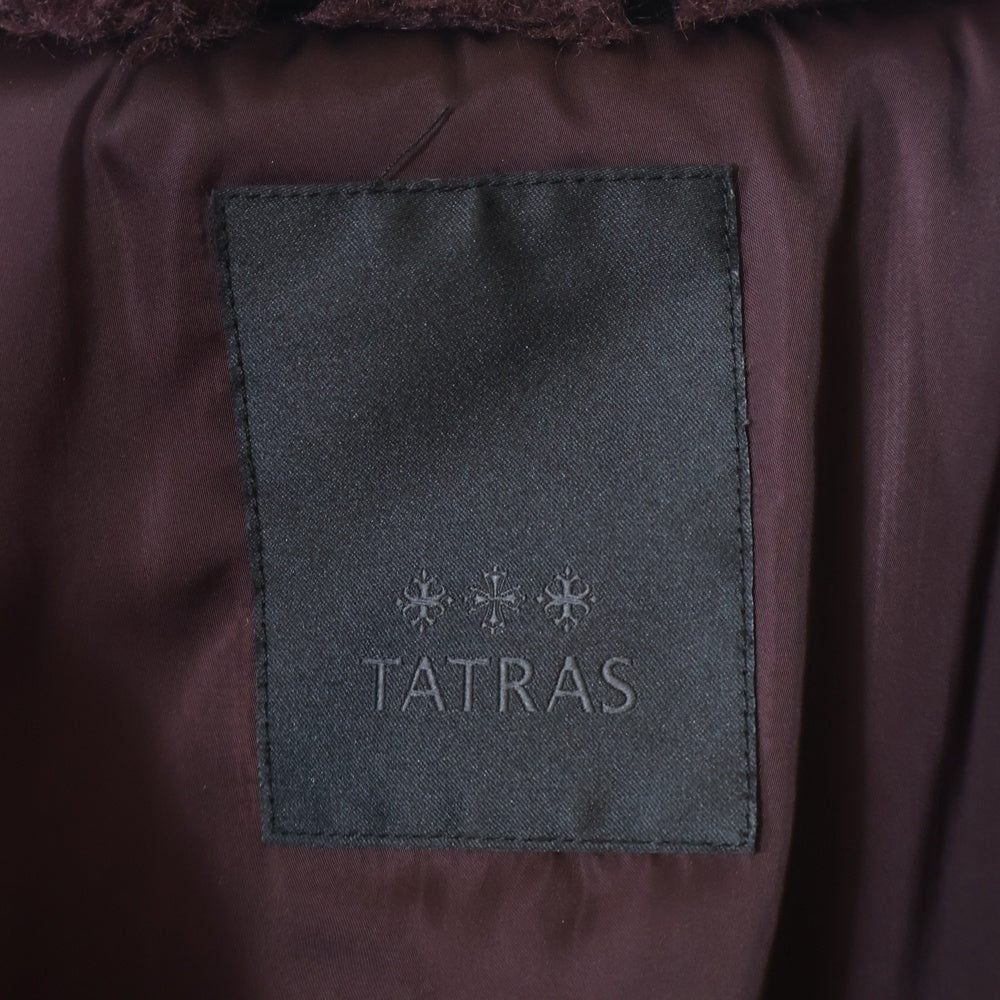 TATRAS(タトラス) 23AW BARBRA バルブラ フェイクファージップアップブルゾンジャケット レディース ワインレッド LTAT23A4903‐L