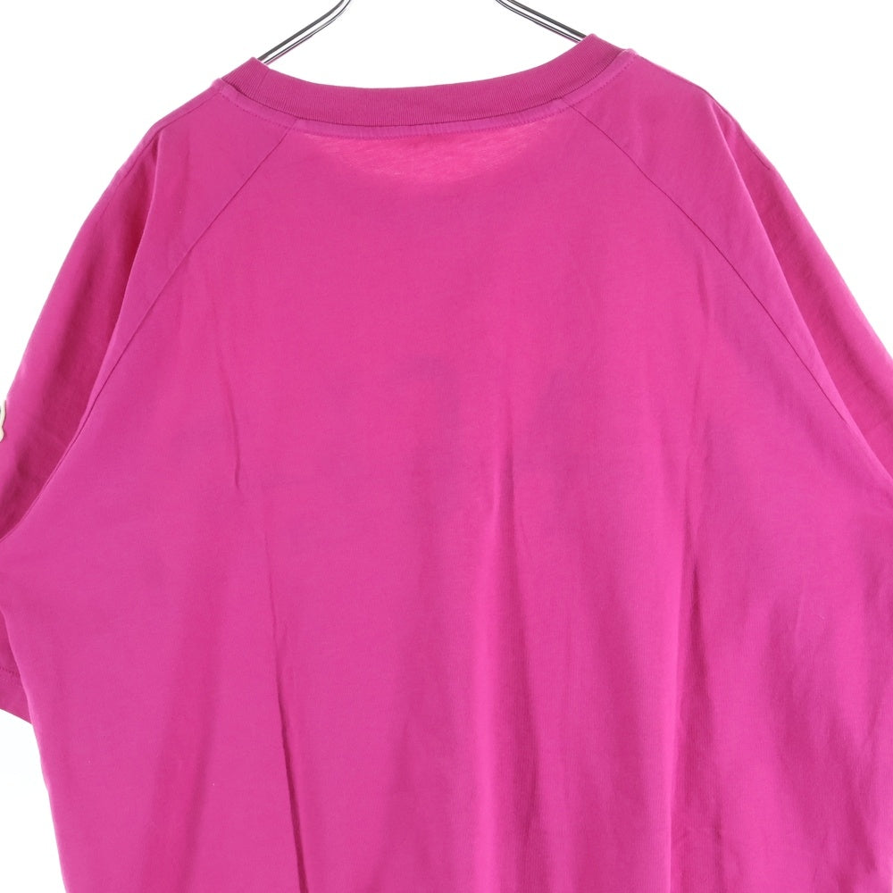 MONCLER(モンクレール) 23AW SS T-SHIRT カレッジプリント クルーネック半袖Tシャツカットソー ピンク I20918C00024 8390T