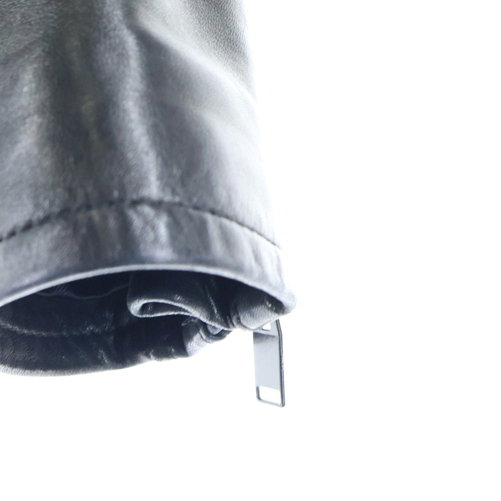 SAINT LAURENT PARIS(サンローランパリ) スタッズ装飾 クラシックライダースレザージャケット ブラック 455996 Y5OA1