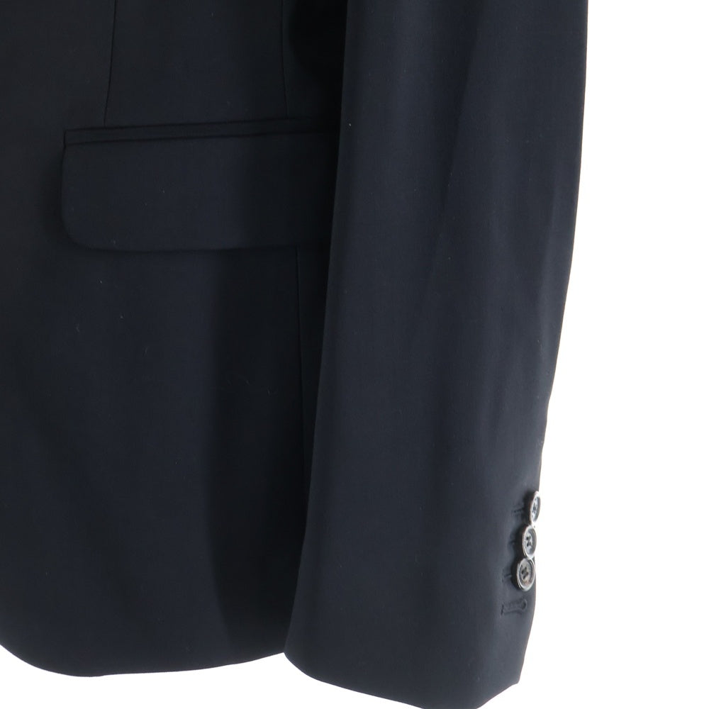 DSQUARED2(ディースクエアード) 襟レザー テーラードジャケット ブラック S71BN0673 S42916