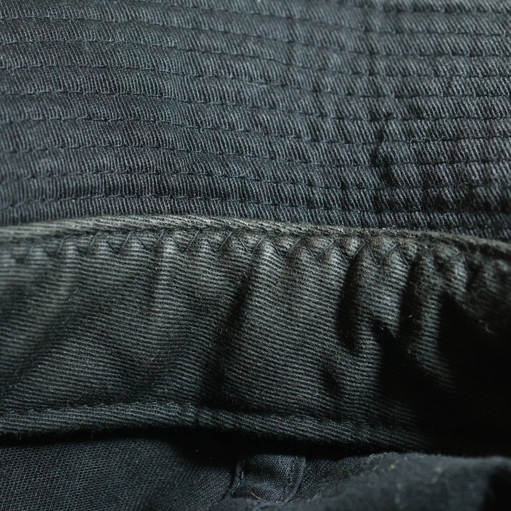 FTC(エフシーティー) ロゴタグ コットン バケットハット 帽子 ブラック FTC015SPH08