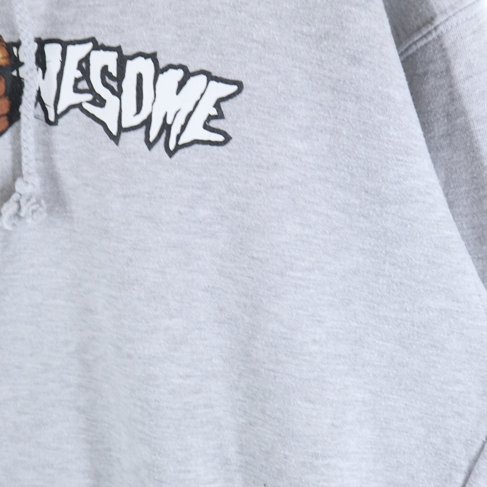 FUCKING AWESOME(ファッキンオーサム) フロントロゴプリント プルオーバーパーカー グレー