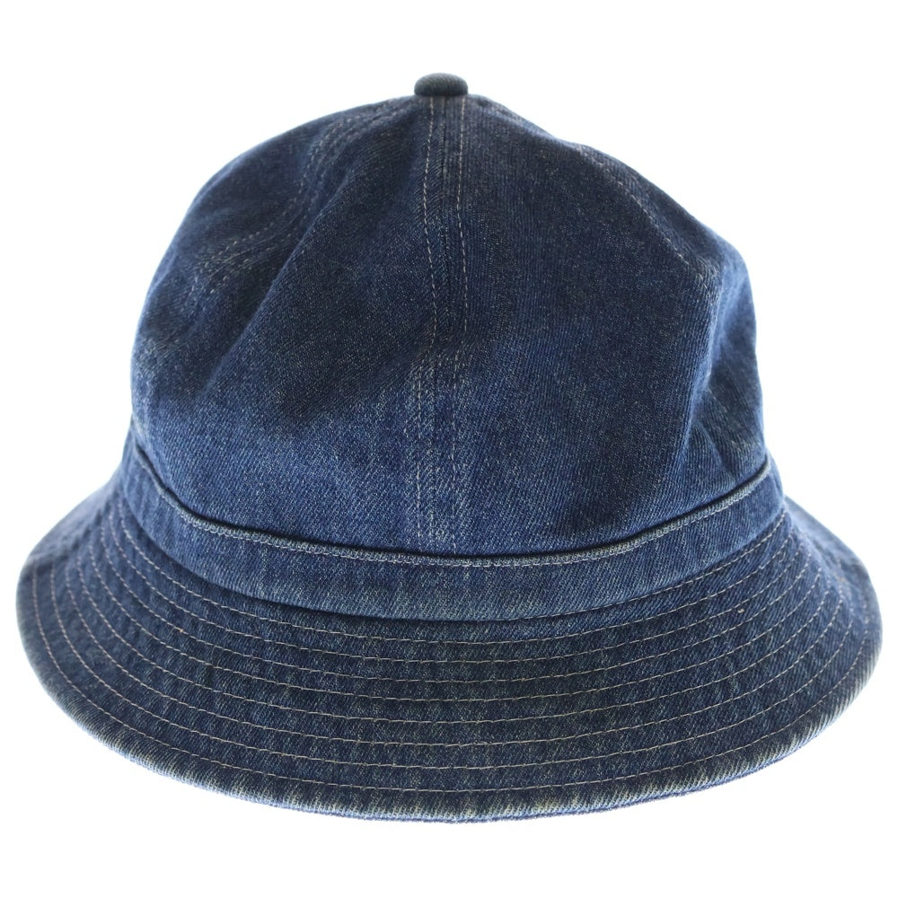 FTC(エフシーティー) ロゴタグ コットン デニム バケットハット 帽子 インディゴ FTC018SPH05