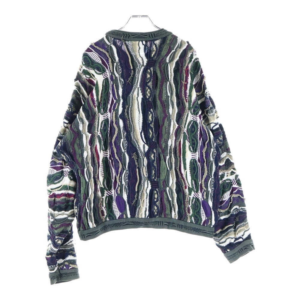 COOGI(クージー) 3D Crew Neck Knit クルーネック 長袖ニット セーター マルチカラー