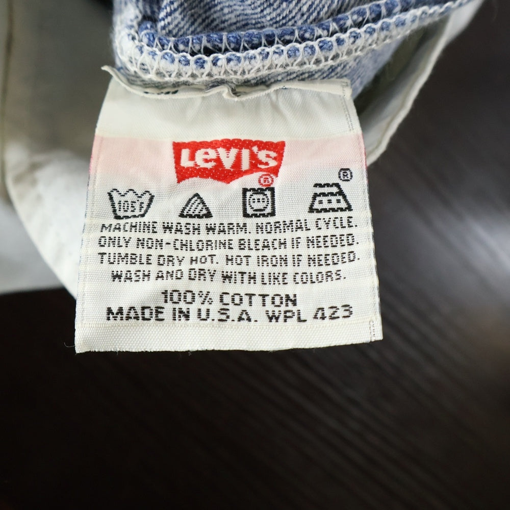 Levi's(リーバイス) 90s 501xx ボタン裏653 USA製 ボタンフライデニムパンツ インディゴ