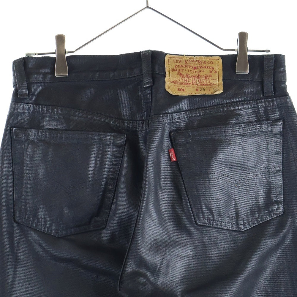 Levi's(リーバイス) 90s 501xx ボタン裏532 USA製 後染めボタンフライデニムパンツ ブラック