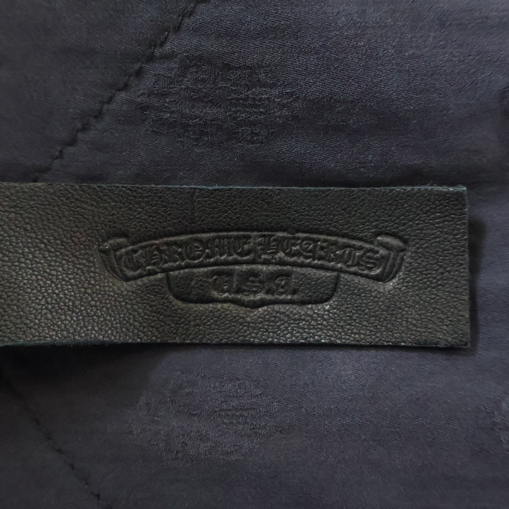 CHROME HEARTS(クロムハーツ) WORK'N SHIRT GARAGE WSH DNM アームロゴ裏地キルティングデニムシャツジャケット インディゴ