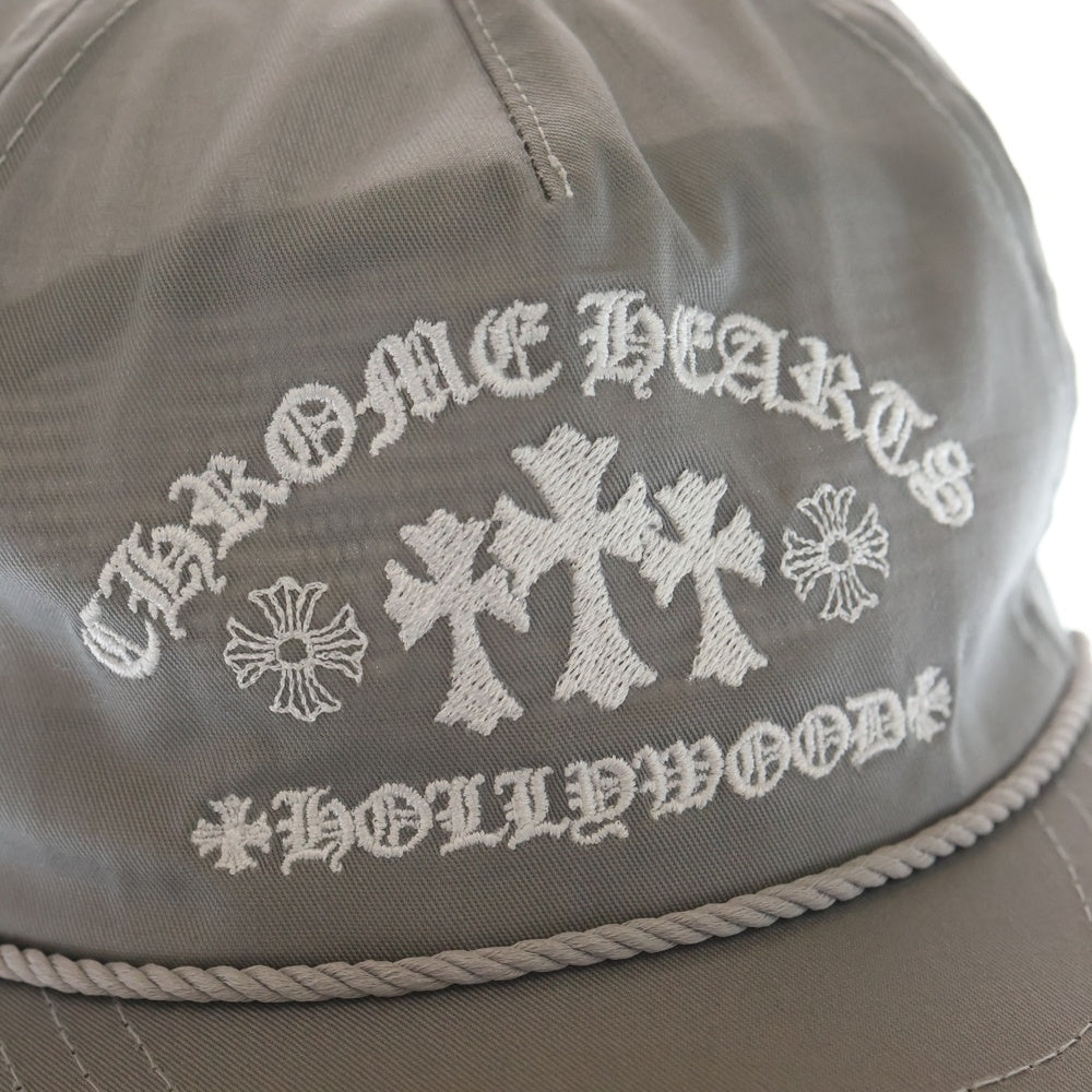 CHROME HEARTS(クロムハーツ) GAS STATION KING TACO ガスステーション キングタコ 3セメタリークロス トラッカーキャップ グレー