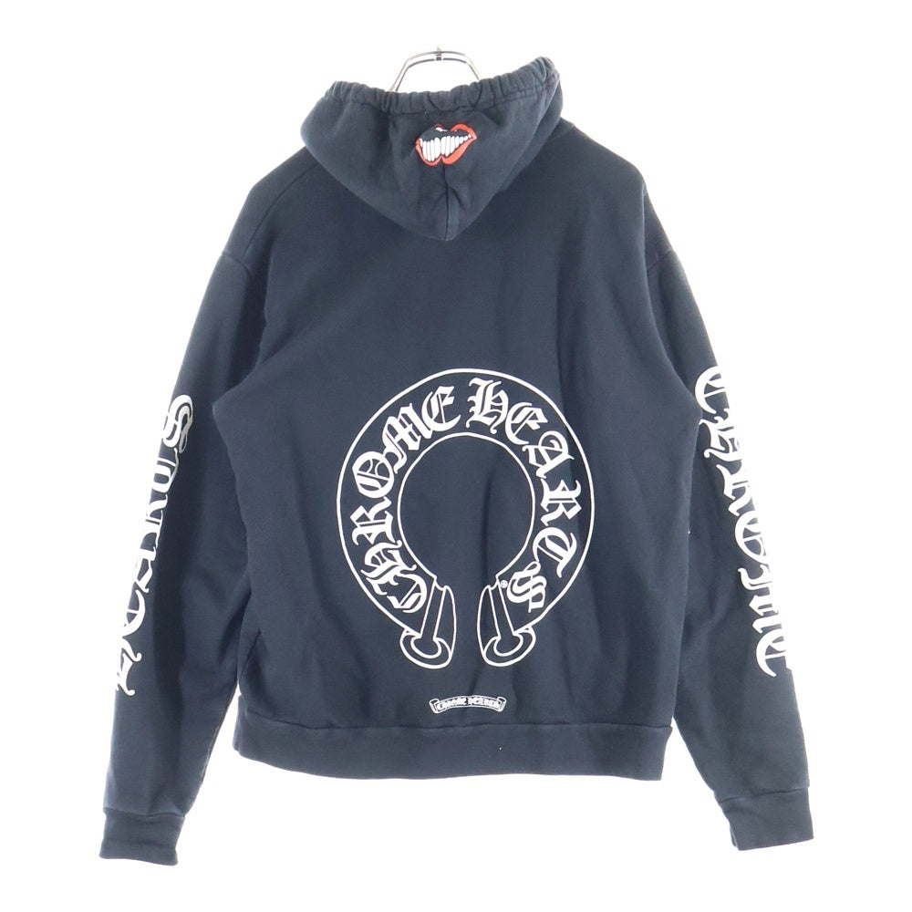 CHROME HEARTS(クロムハーツ) ×MATTY BOY Chomper horseshoe Hoodie チョンパー ホースシュー プルオーバーパーカー ブラック