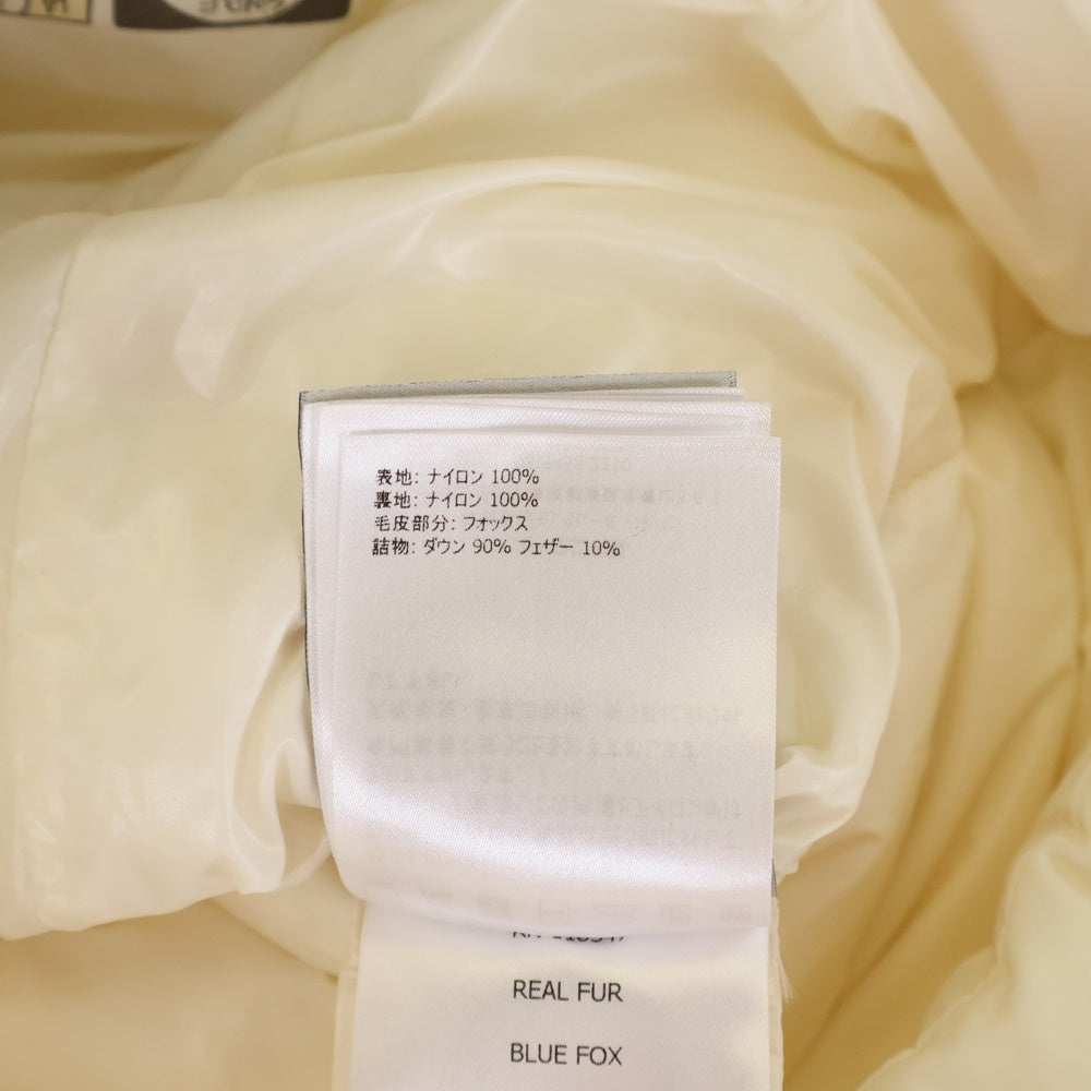 MONCLER(モンクレール) BADYFUR JACKET ファー付き ダウンジャケット レディース ホワイト G20931A54002 C0064