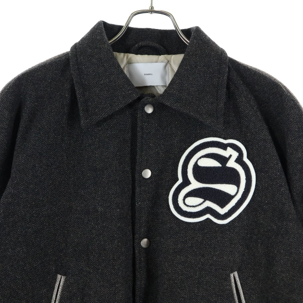 SUGARHILL(シュガーヒル) 23AW MELTON STADIUM JACKET フロント