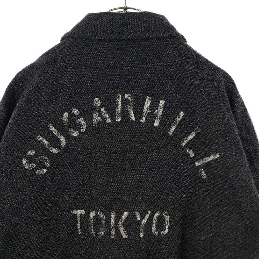 SUGARHILL(シュガーヒル) 23AW MELTON STADIUM JACKET フロント