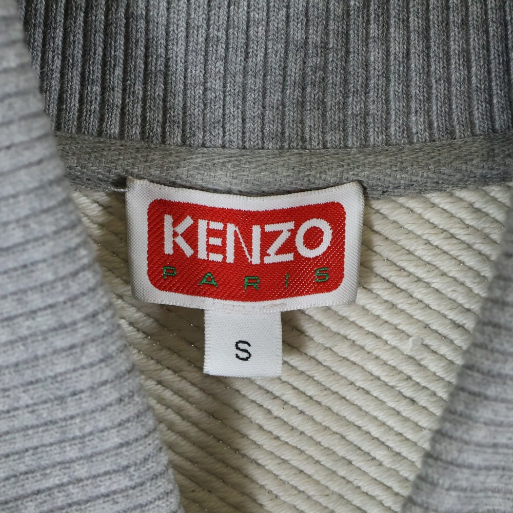KENZO(ケンゾー) ACADEMY BOMBER フロントロゴ刺繍 アカデミーボンバージャケット グレー FD65SW1024MV