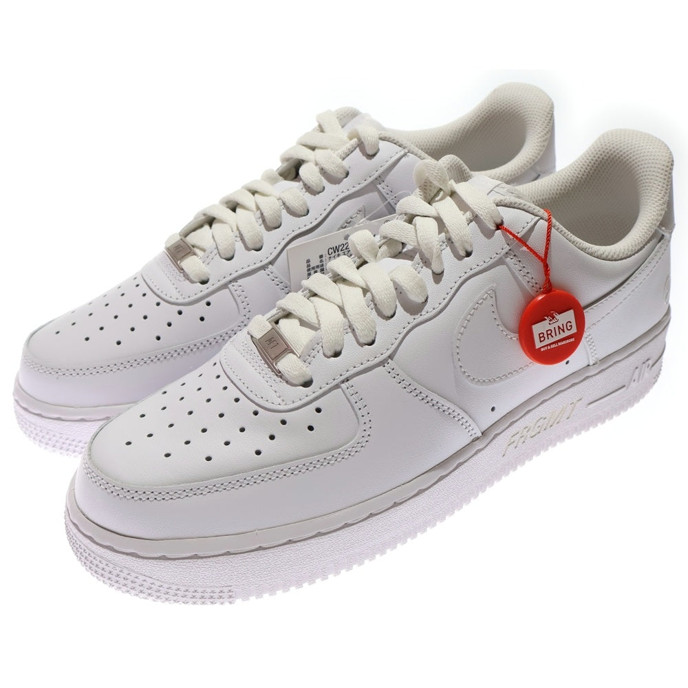 NIKE(ナイキ) ×Fragment Design Air Force 1 Low '07 フラグメント エアフォース1 '07 ローカットスニーカー ホワイト US8.5/26.5cm CW2288-111