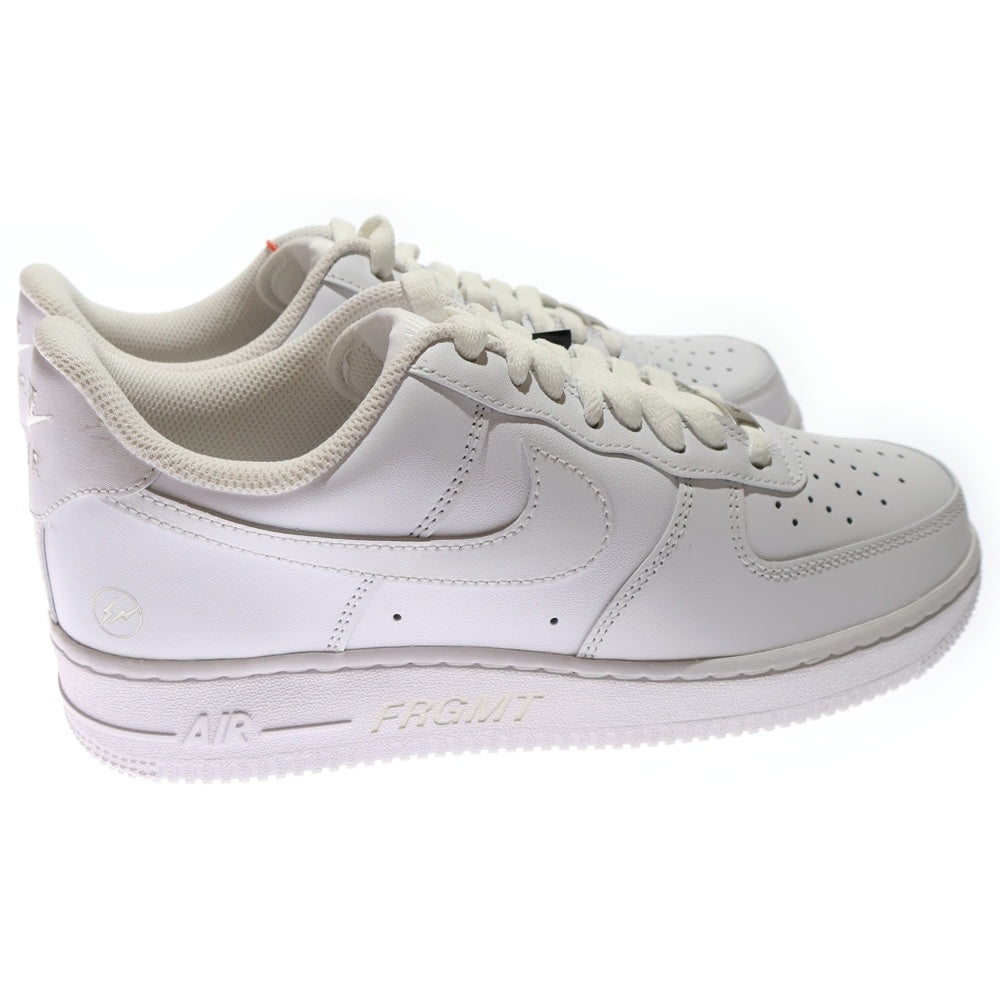 NIKE(ナイキ) ×Fragment Design Air Force 1 Low '07 フラグメント エアフォース1 '07 ローカットスニーカー ホワイト US8.5/26.5cm CW2288-111